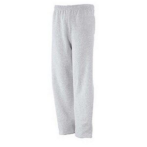 Jerzees Adult 8 oz. NuBlend Open Bottom Fleece Sweatpants- 974MP - Ash